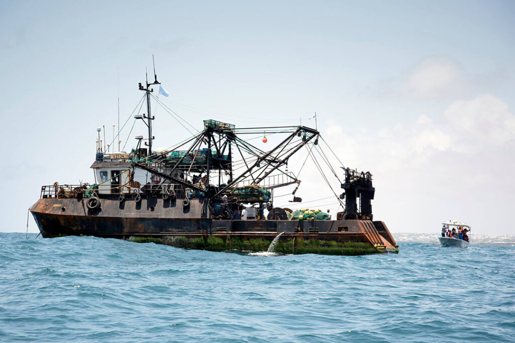 illegal fishing vessel